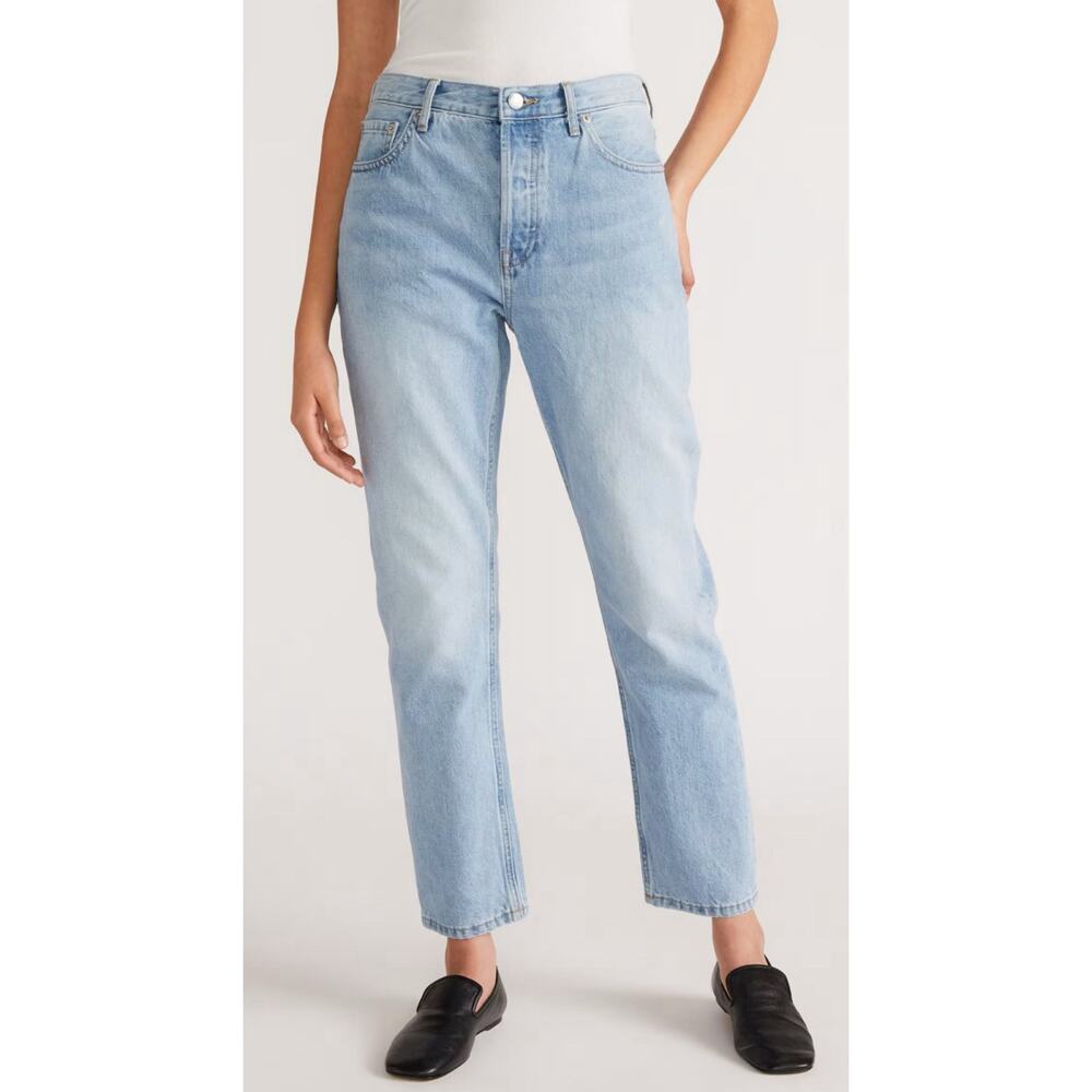 Everlane The ’90s Cheeky Jean Straight High Rise Cotton Button Fly Women's 27